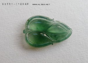 翡翠A貨玻璃種熒光葉 自然與工藝的完美邂逅，正品保障值得收藏